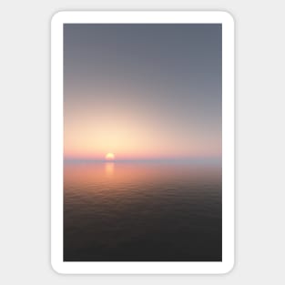 The Ocean Sunrise Sticker